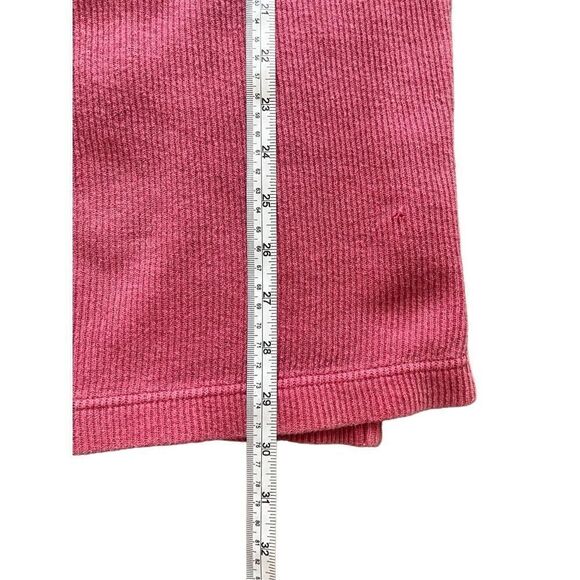 Vintage 90s y2k oversized soft red long sleeve Henley top - Picture 8 of 8